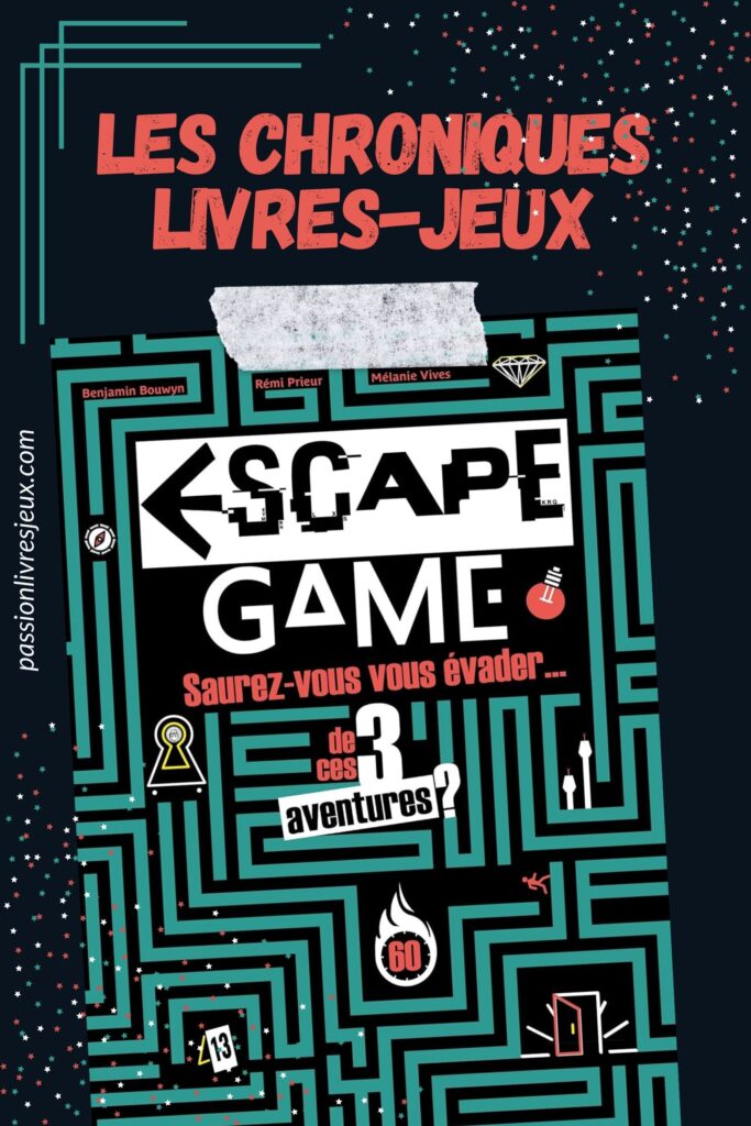 Escape Game - Saurez-vous vous évader de ces 3 Aventures ? Avis