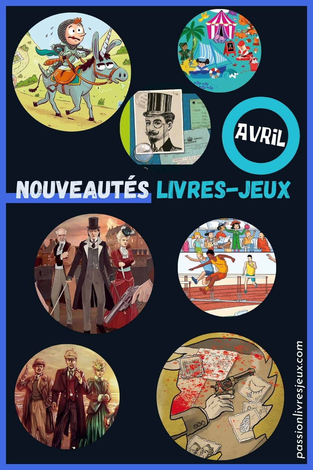 Sorties LivresJeux Avril 2024 Passion LivresJeux