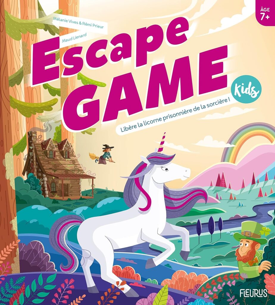 Escape Game Kids - Libère la licorne prisonnière de la sorcière