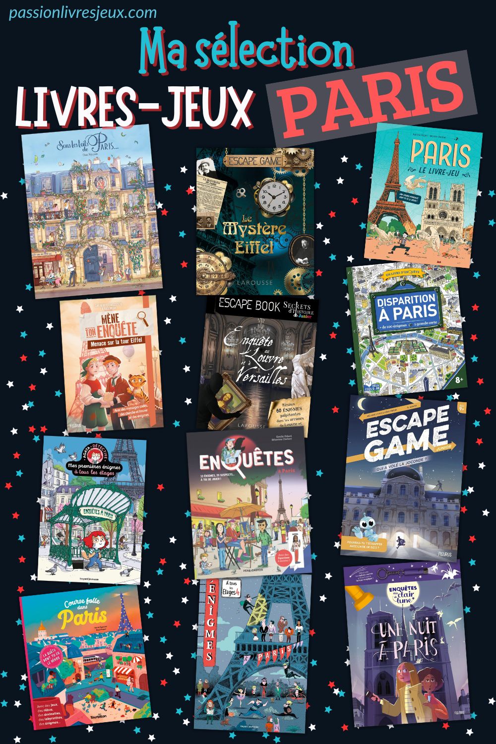 Livres-Jeux sur Paris | Enquêtes et Énigmes dans la Capitale - Passion ...