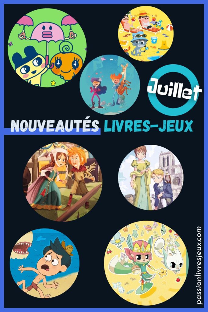 Sorties livres-jeux juillet 2024