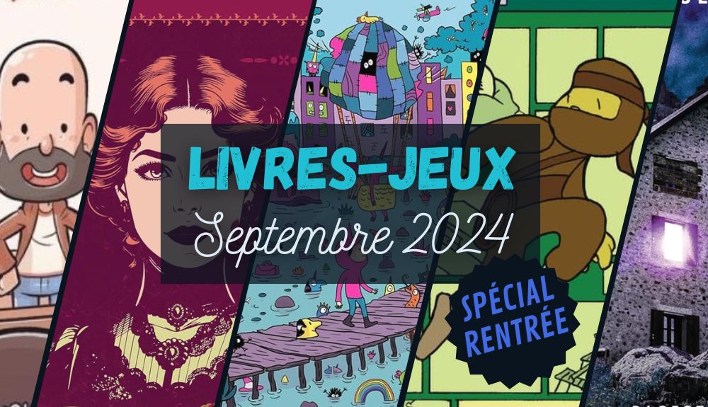 Sorties livres-jeux septembre 2024 - Spécial rentrée