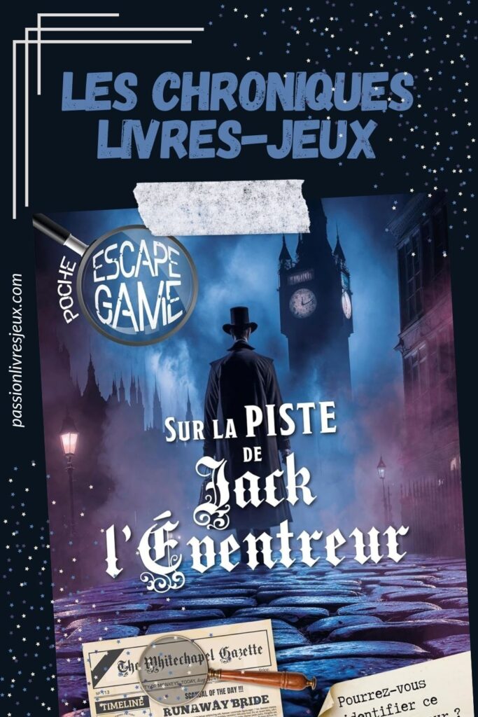 Escape game de poche - Sur la piste de Jack L'éventreur Avis