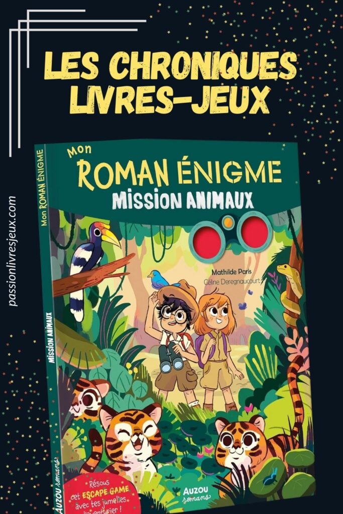 Mon roman énigme - Mission Animaux Avis