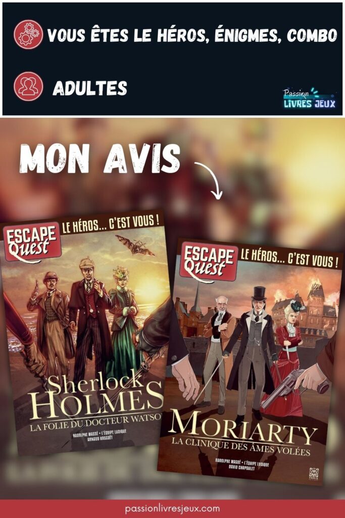 Escape Quest Sherlock Holmes & Moriarty Avis