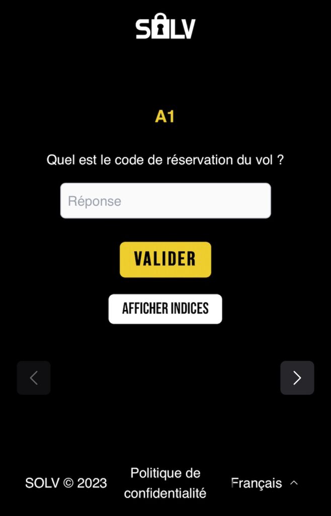 Challenge Escape game Couple Avis