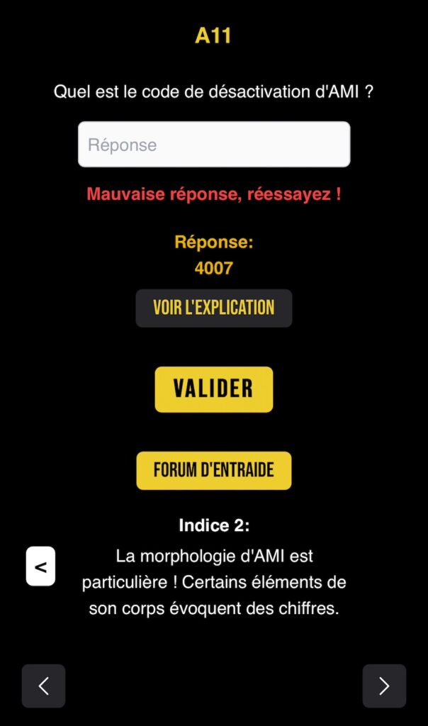 Challenge Escape game Couple Avis