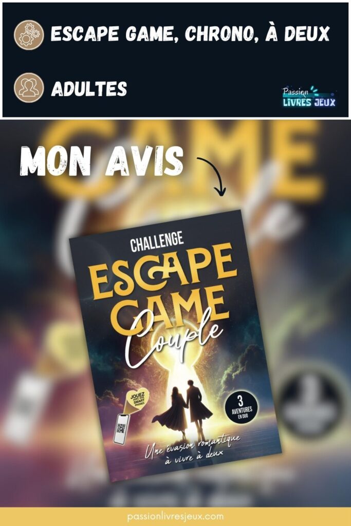 Challenge Escape game Couple Avis