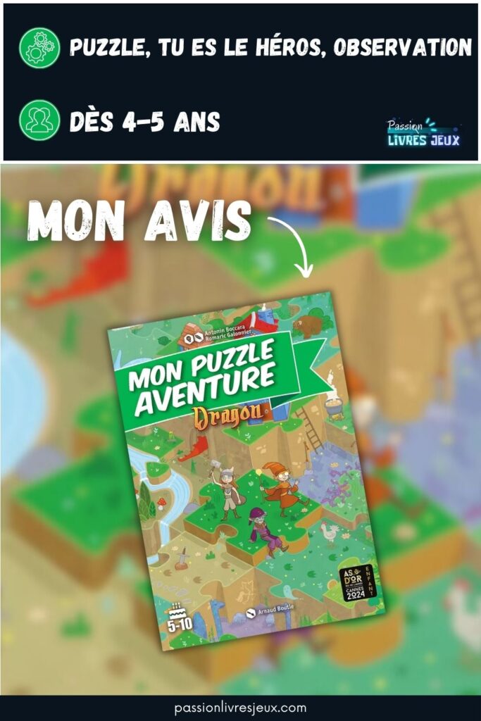 Mon Puzzle Aventure Dragon Avis