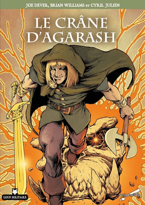 Le crâne d'Agarash - BD Loup Solitaire