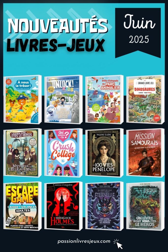 Sorties livres-jeux juin 2025