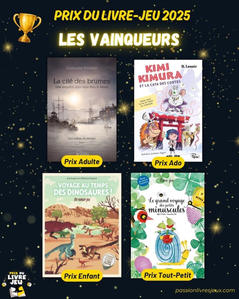 Prix livre-jeu 2025 - Gagnants