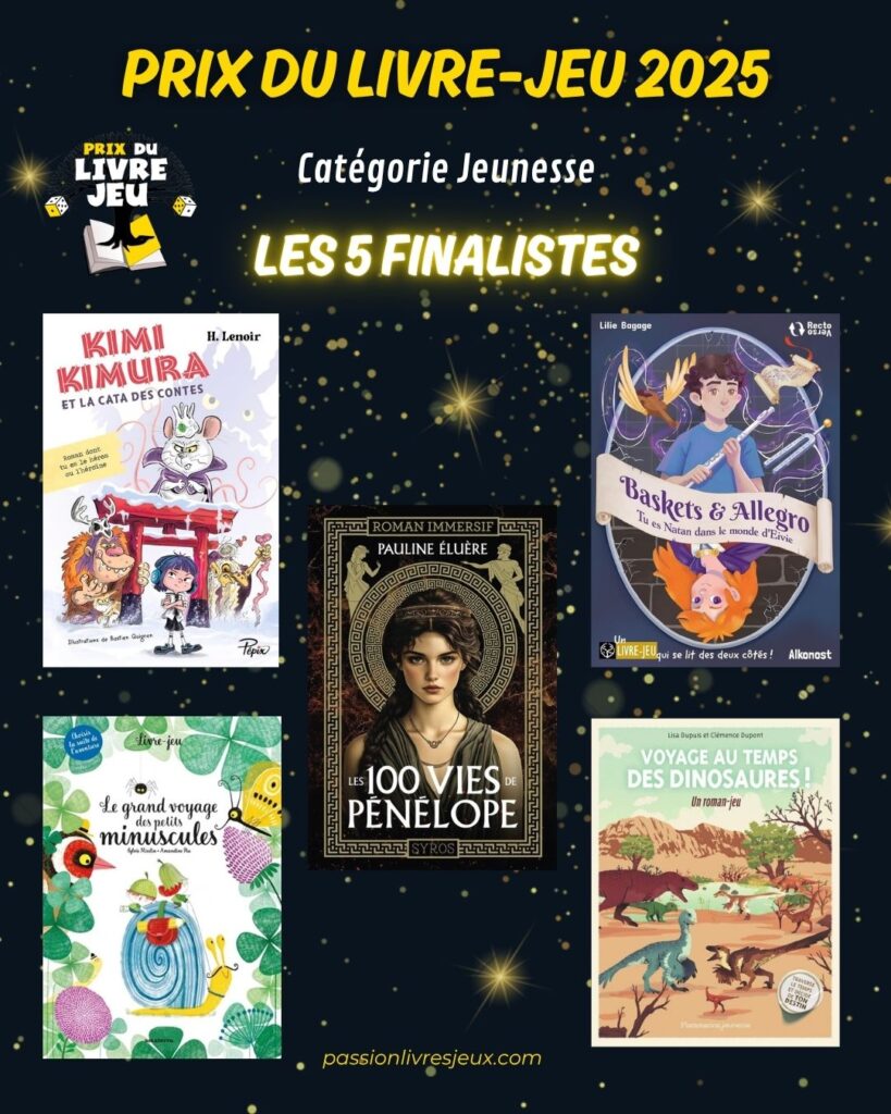 Prix livre-jeu 2025 - Finalistes
