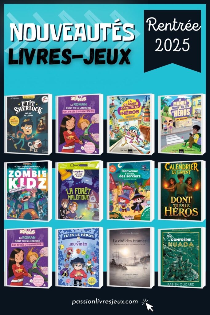 Sorties livres-jeux rentrée 2025