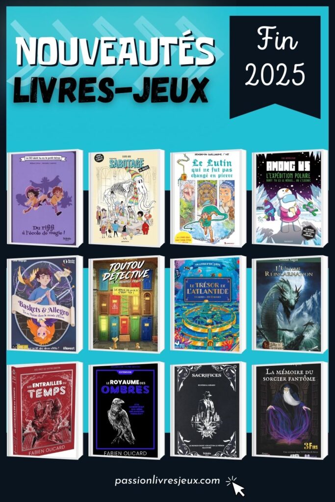 Sorties livres-jeu novembre-décembre 2025